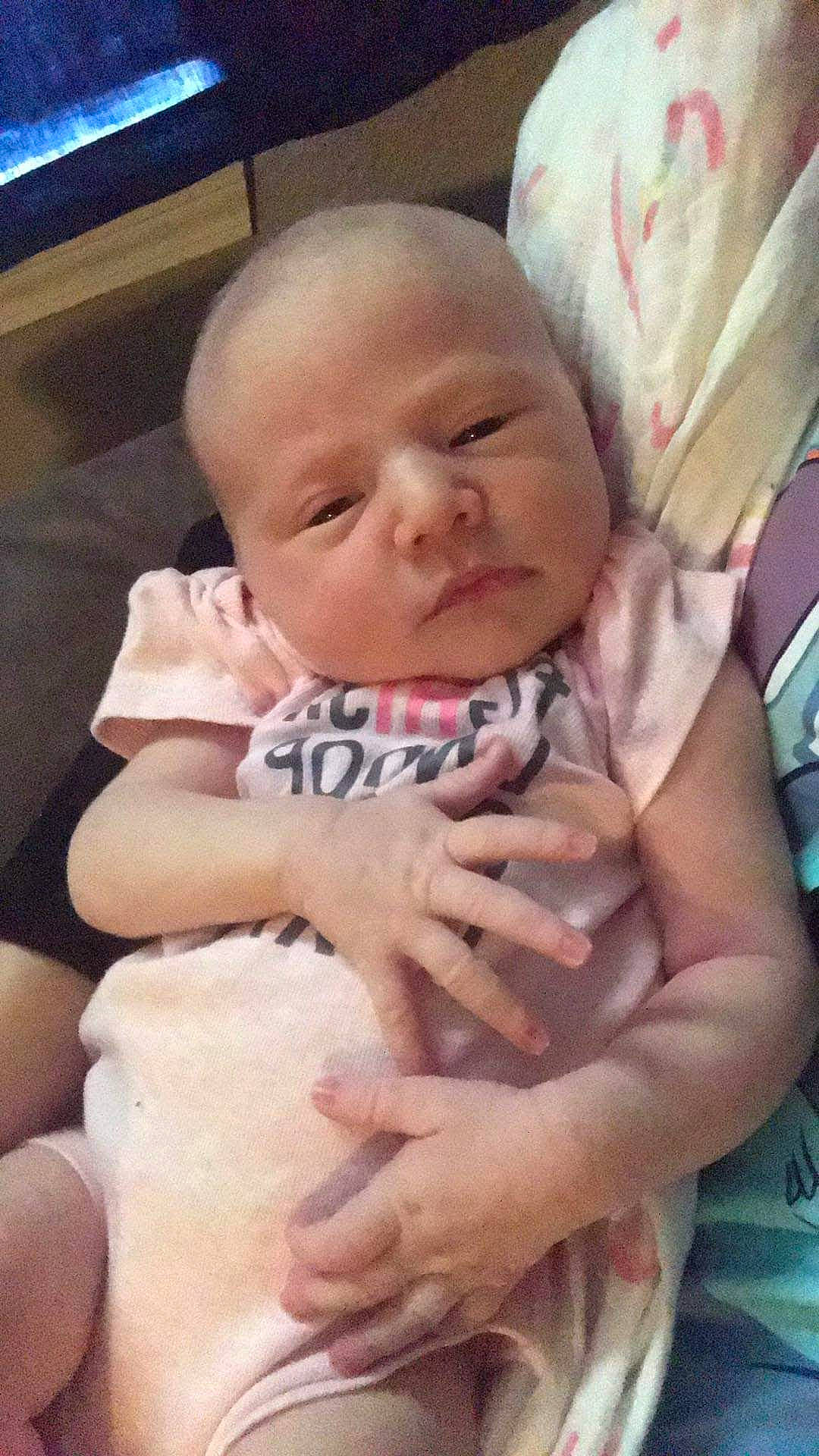 Anastasia joined the competition — help win amazing prizes! baby, baby_products, baby_toddler_clothing, cheek, child, comfort, eyebrow, eyelash, finger, fun, happy, mouth, nail, person, pink, sitting, skin, sleeve, smile, thumb