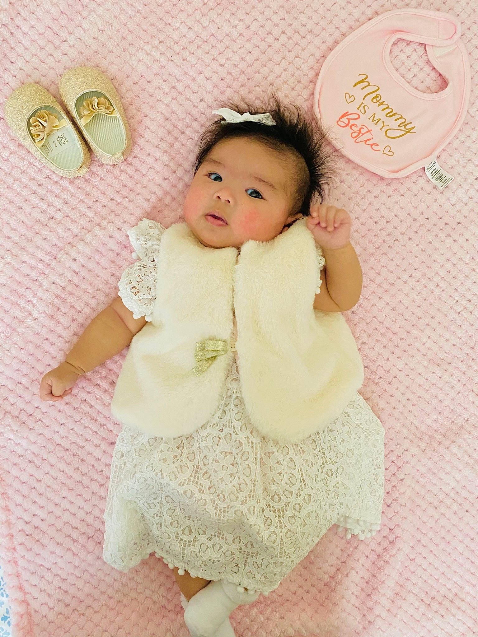 Luna Maxine joined the competition — help win amazing prizes! baby, child, person, pink, smile, toddler