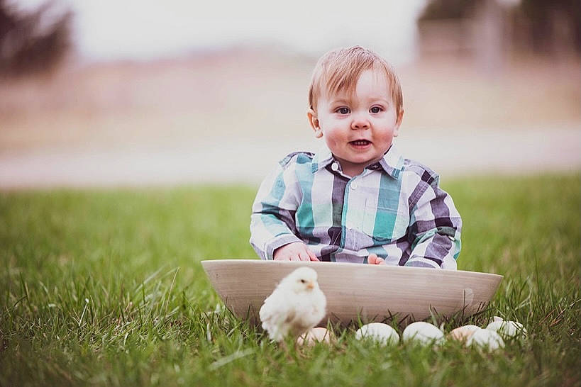 Gabriel joined the competition — help win amazing prizes! baby, child, eye, facial_expression, flash_photography, fun, gesture, grass, hand, happy, head, mammal, morning, people_in_nature, person, skin, smile, standing, summer, sunlight
