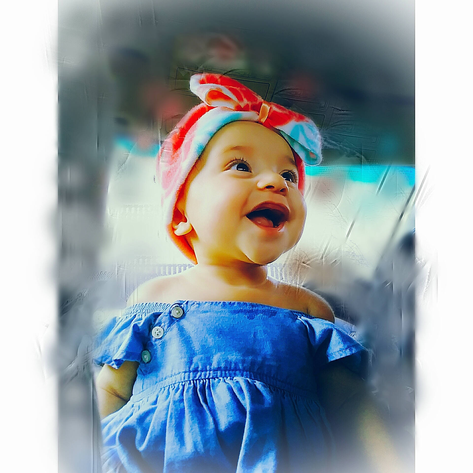 Zayla is registered to the contest to win money with this photo: art, baby, cheek, child, head, illustration, painting, person, photography, portrait, smile, toddler, watercolor_paint