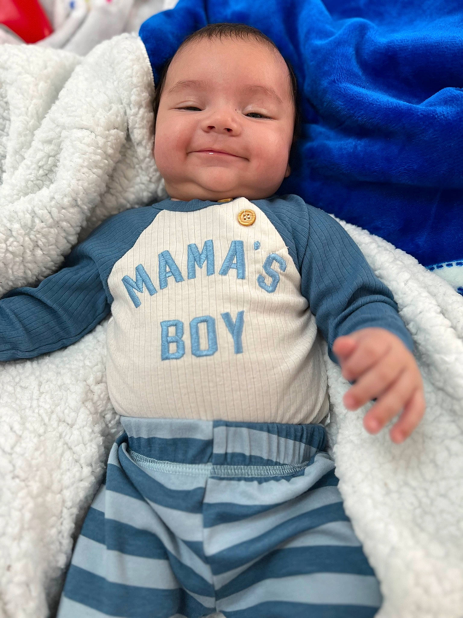 Jesse joined the competition — help win amazing prizes! azure, baby, baby_toddler_clothing, cheek, chin, comfort, cool, eye, eyebrow, face, happy, head, headgear, nose, person, skin, sleeve, smile, textile, toddler