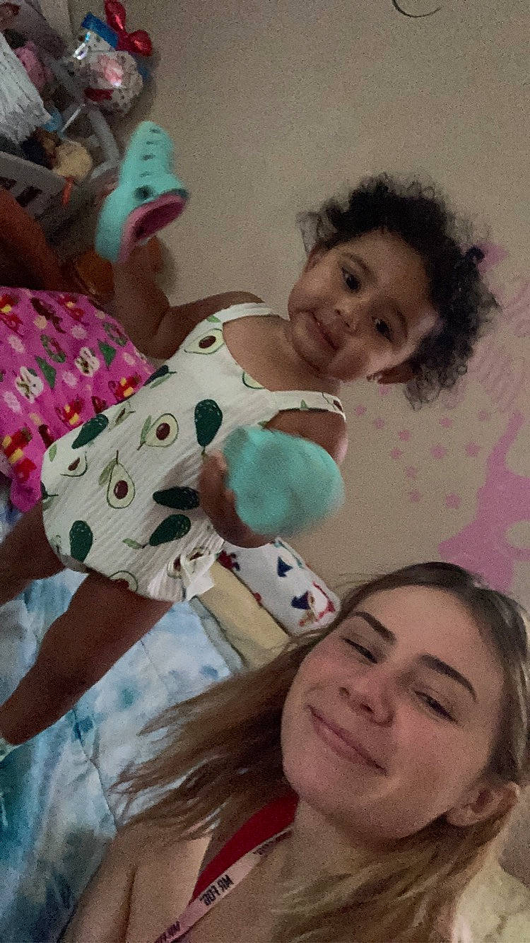 Alani is registered to the contest to win money with this photo: baby, baby_toddler_clothing, cheek, child, cool, design, eyelash, fun, hair, happy, joy, lip, mouth, neck, organ, pattern, person, pink, play, skin