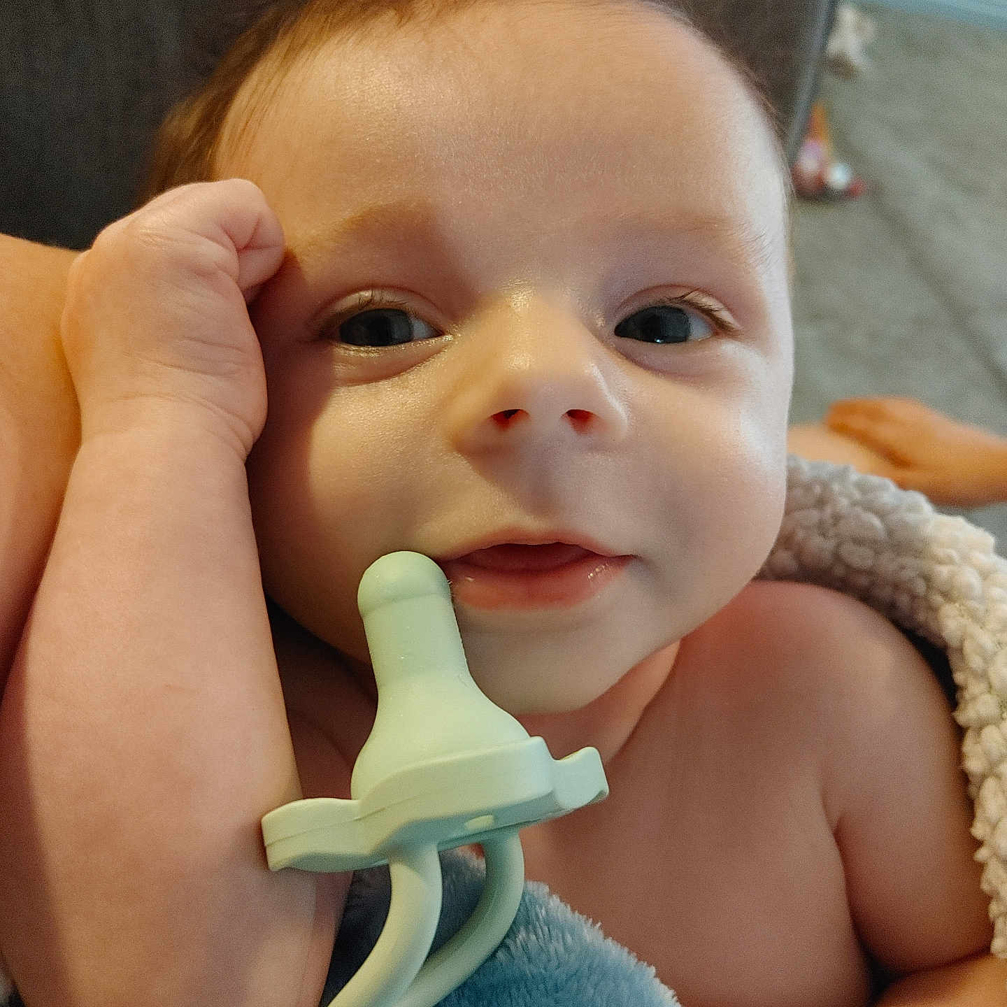Jasper joined the competition — help win amazing prizes! ankle, baby, blade, bodypart, couch, cup, ear, face, finger, furniture, hand, head, newborn, person, photography, portrait, razor, toe, towel, weapon
