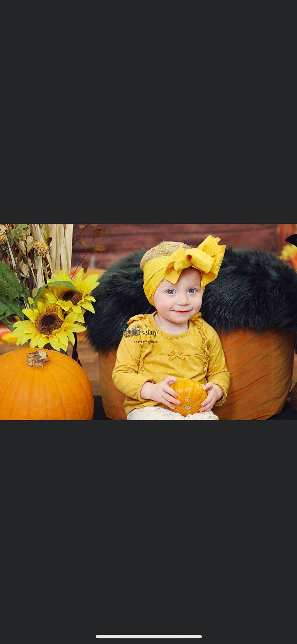 Kalleigh joined the competition — help win amazing prizes! baby, calabaza, cap, child, cucurbita, flower, fun, gourd, grass, happy, headgear, headwear, joy, leisure, natural_foods, person, petal, plant, pumpkin, sitting