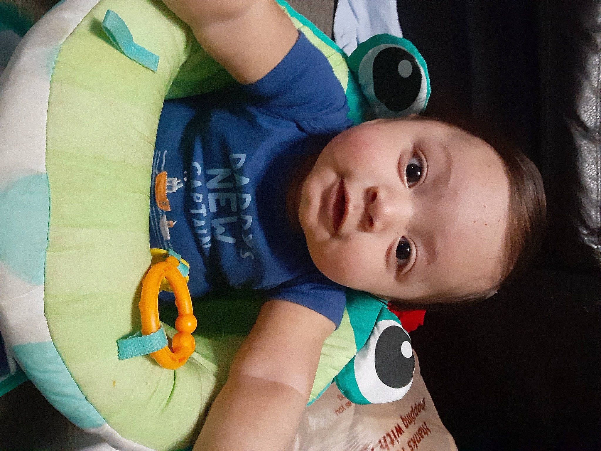 Javon joined the competition — help win amazing prizes! baby, baby_toddler_clothing, cheek, child, cool, eye, eyelash, facial_expression, fun, green, happy, headgear, leisure, mouth, nose, organ, person, plant, skin, toddler