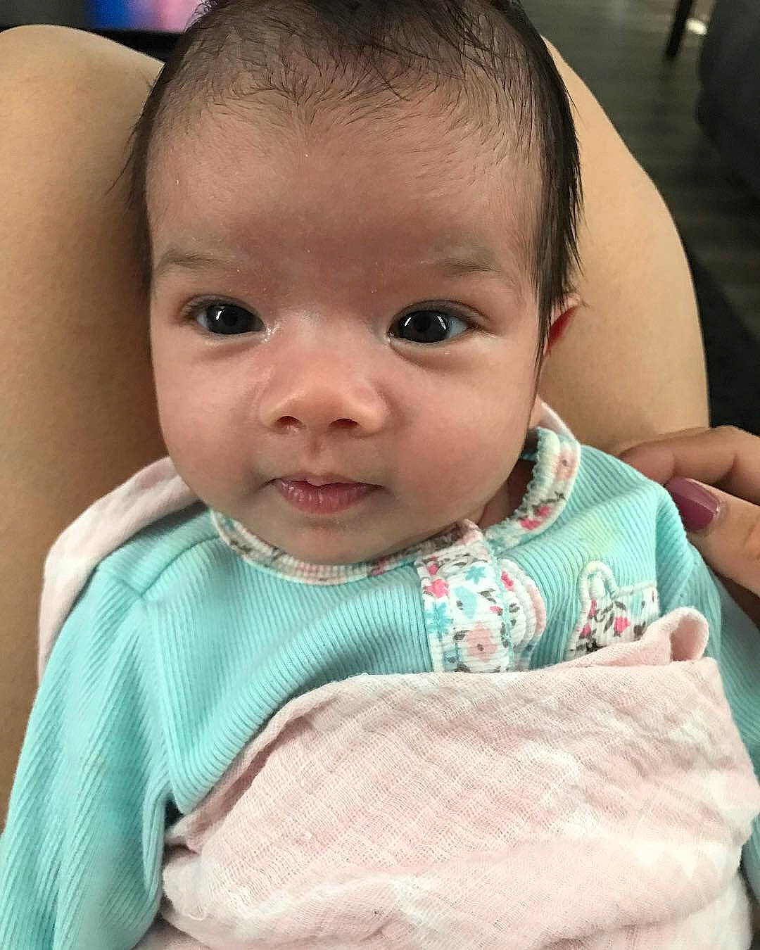 Addyson joined the competition — help win amazing prizes! cheek, child, chin, ear, eyebrow, face, finger, forehead, girl, head, infant, lip, nose, person, product, skin, toddler