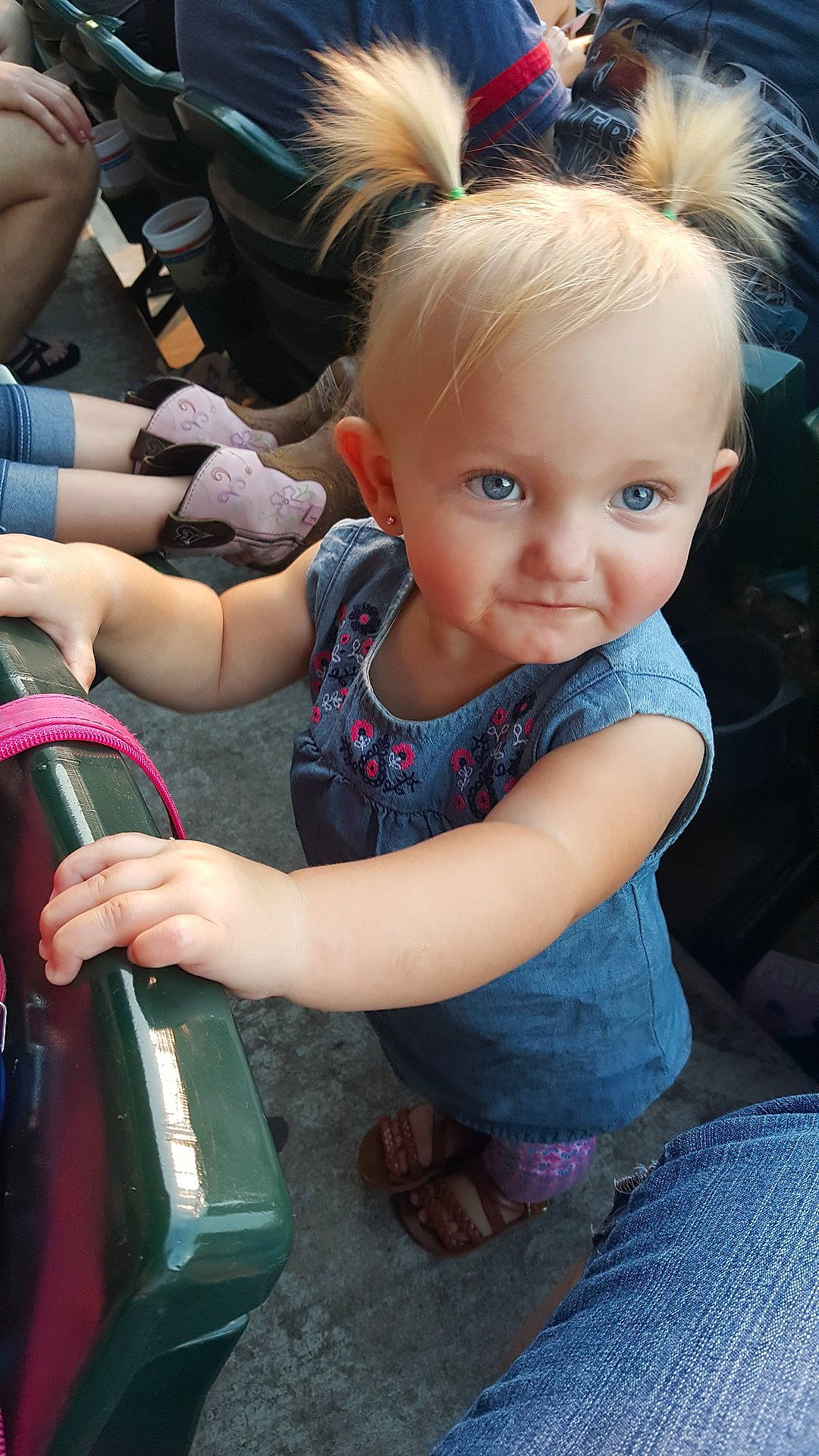 Skyla Mae is registered to the contest to win money with this photo: blond, child, fun, girl, hair, hairstyle, human_hair_color, person, skin, toddler