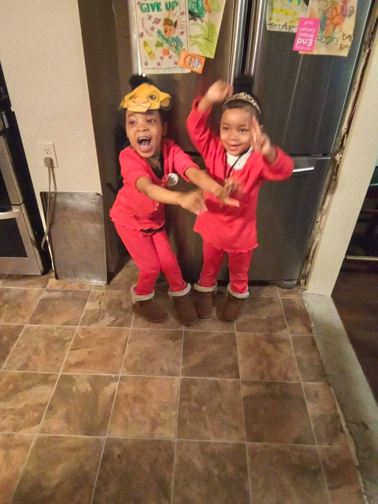 Bella joined the competition — help win amazing prizes! child, door, event, floor, flooring, fun, happy, hardwood, headwear, joy, leg, leisure, person, play, room, selfie, sitting, smile, square, surprise