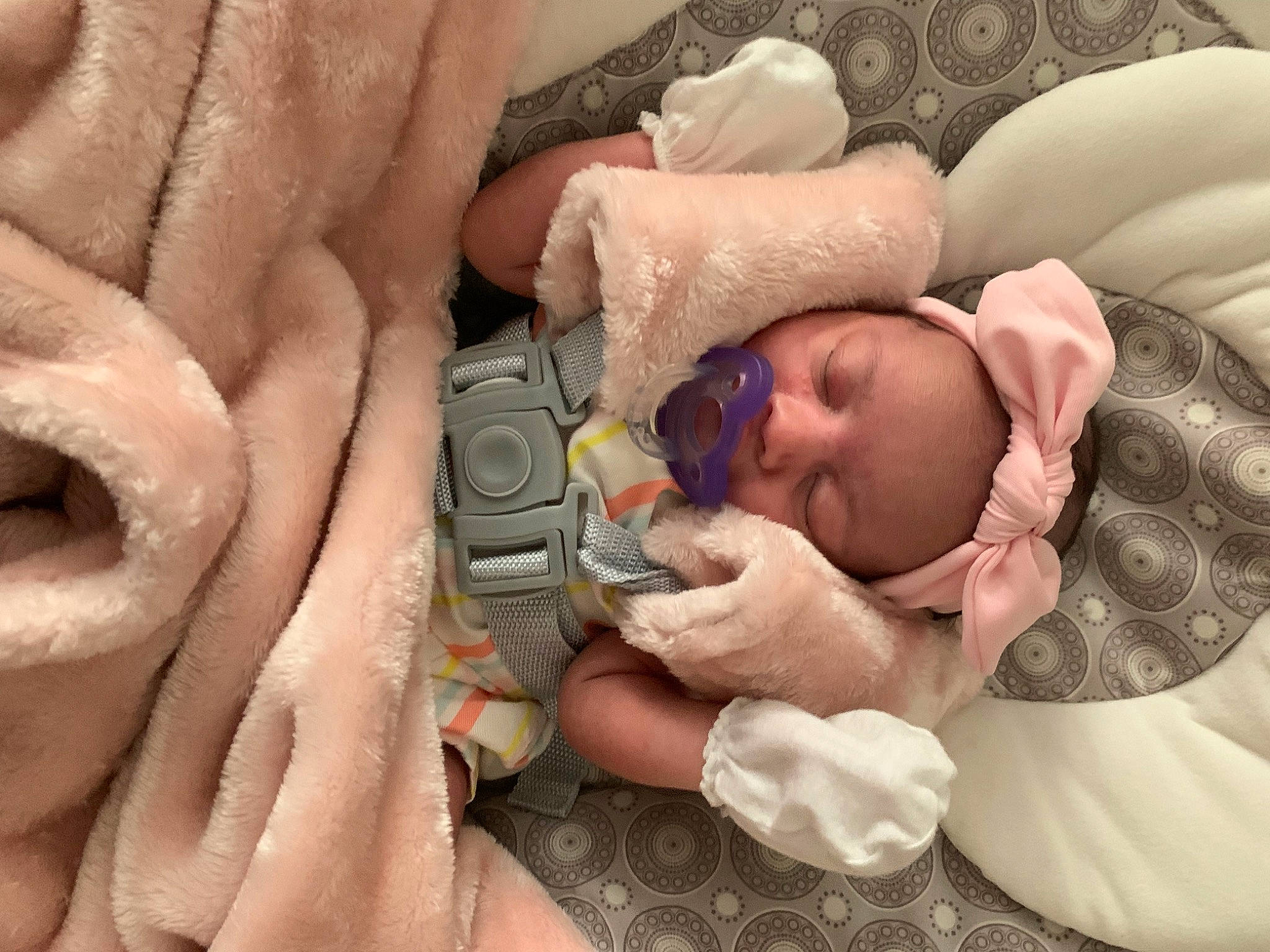 Amaiya joined the competition — help win amazing prizes! baby, baby_products, baby_sleeping, baby_toddler_clothing, bedding, bedtime, child, comfort, finger, flesh, human, linens, mouth, nail, nap, person, skin, sleep, thumb, toddler