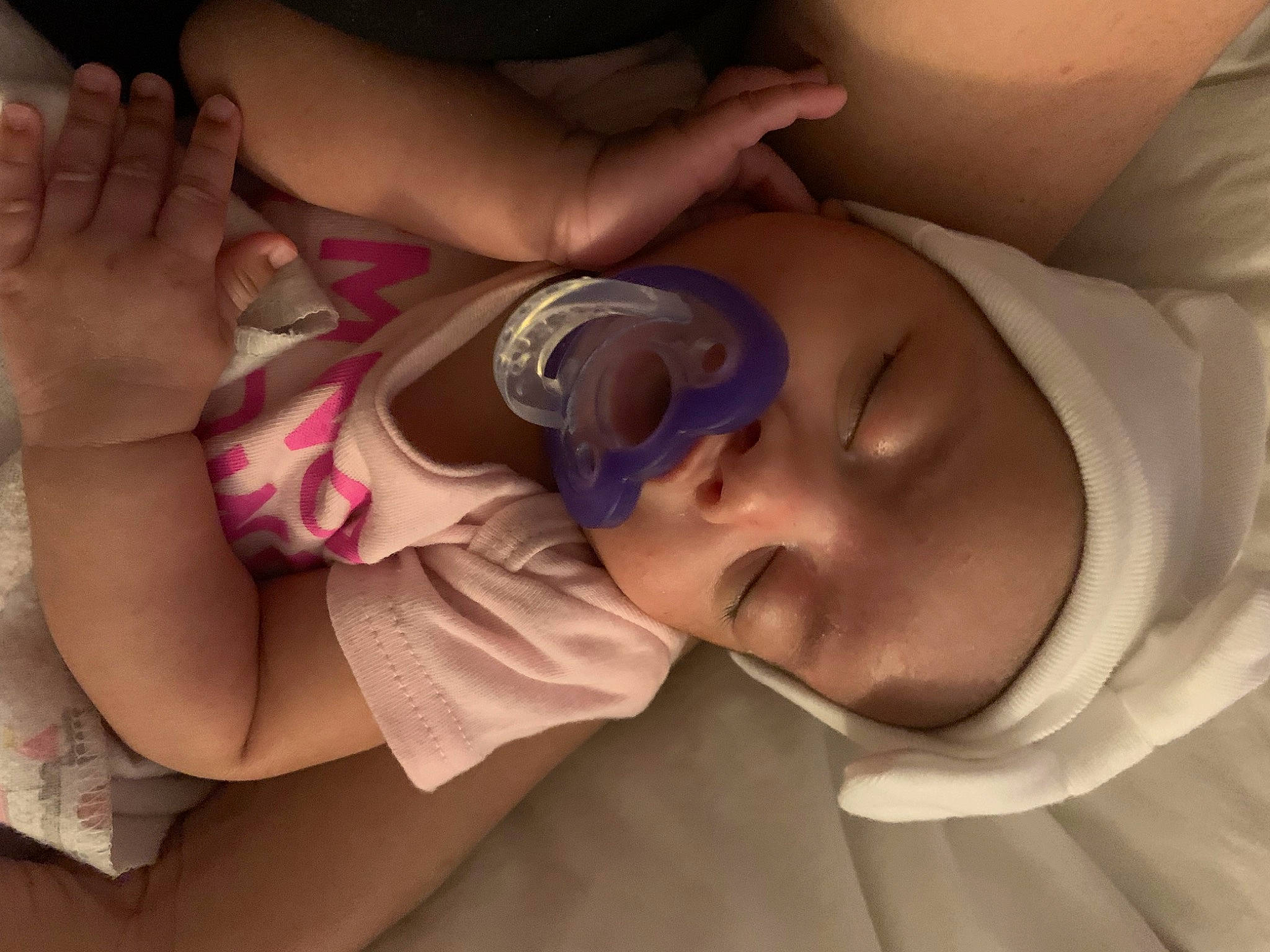 Amaiya is registered to the contest to win money with this photo: baby, cheek, comfort, ear, eyebrow, eyelash, finger, gesture, hand, head, headwear, human, human_body, lip, mammal, mouth, neck, nose, person, skin