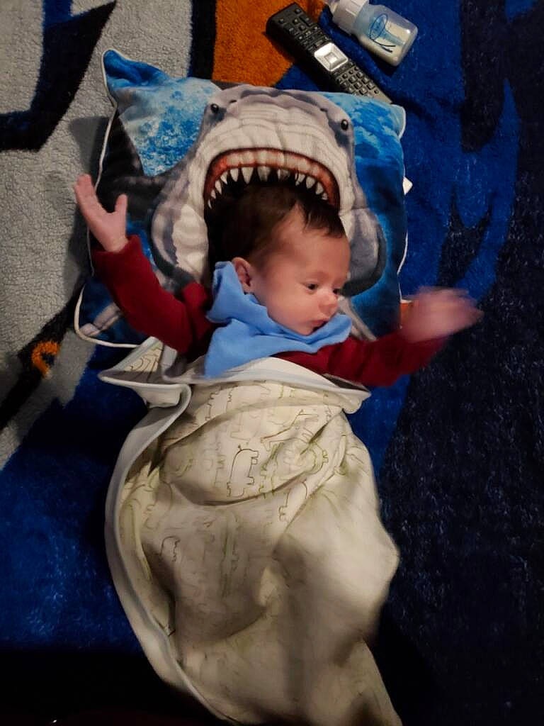 Felix joined the competition — help win amazing prizes! baby, baby_carriage, baby_products, baby_toddler_clothing, blue, cap, cheek, child, comfort, electric_blue, fun, gesture, happy, hat, human_body, leisure, person, recreation, sitting, toddler