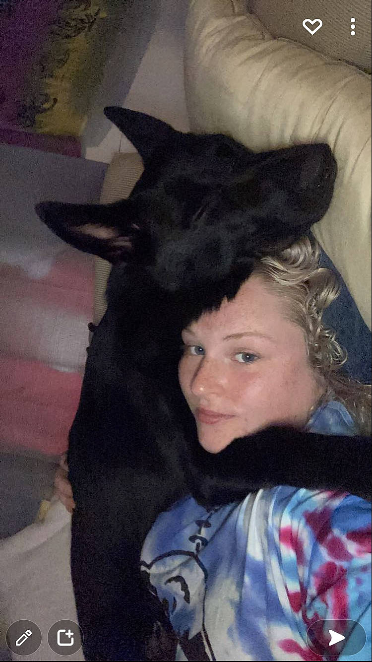 Korrah joined the competition — help win amazing prizes! black_hair, costume, costume_hat, ear, electric_blue, eyelash, fashion_accessory, felidae, fun, fur, fur_clothing, gesture, hair_coloring, happy, headgear, headpiece, selfie, smile, whiskers, winter