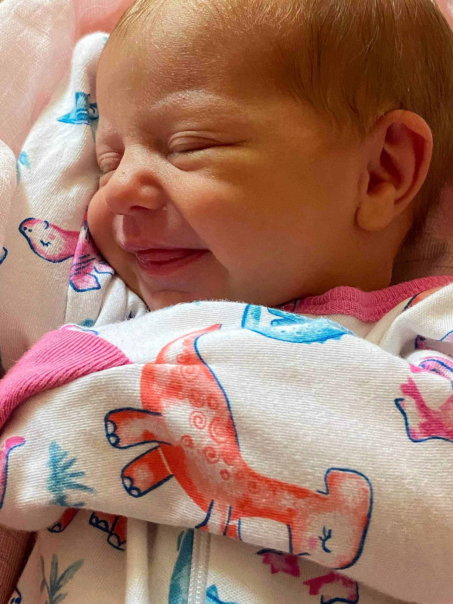 Aleylyne is registered to the contest to win money with this photo: baby, baby_toddler_clothing, cheek, chin, ear, eye, facial_expression, finger, happy, iris, lip, mouth, neck, nose, organ, person, pink, product, skin, sleeve