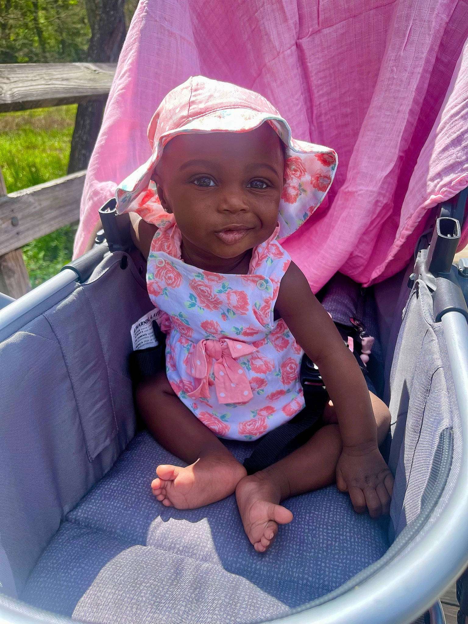 Jordyn joined the competition — help win amazing prizes! auto_part, baby, baby_carriage, baby_products, child, comfort, fun, happy, leisure, magenta, motor_vehicle, person, pink, plant, recreation, sitting, skin, smile, summer, toddler