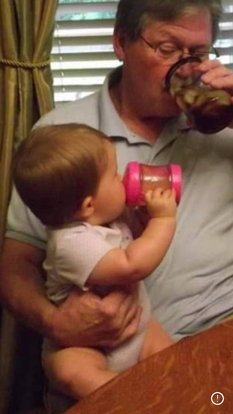 Lillie joined the competition — help win amazing prizes! baby, child, curtain, drink, drinking, drinkware, ear, event, eyewear, fun, gesture, hairstyle, happy, mouth, muscle, nose, person, thumb, tie, toddler