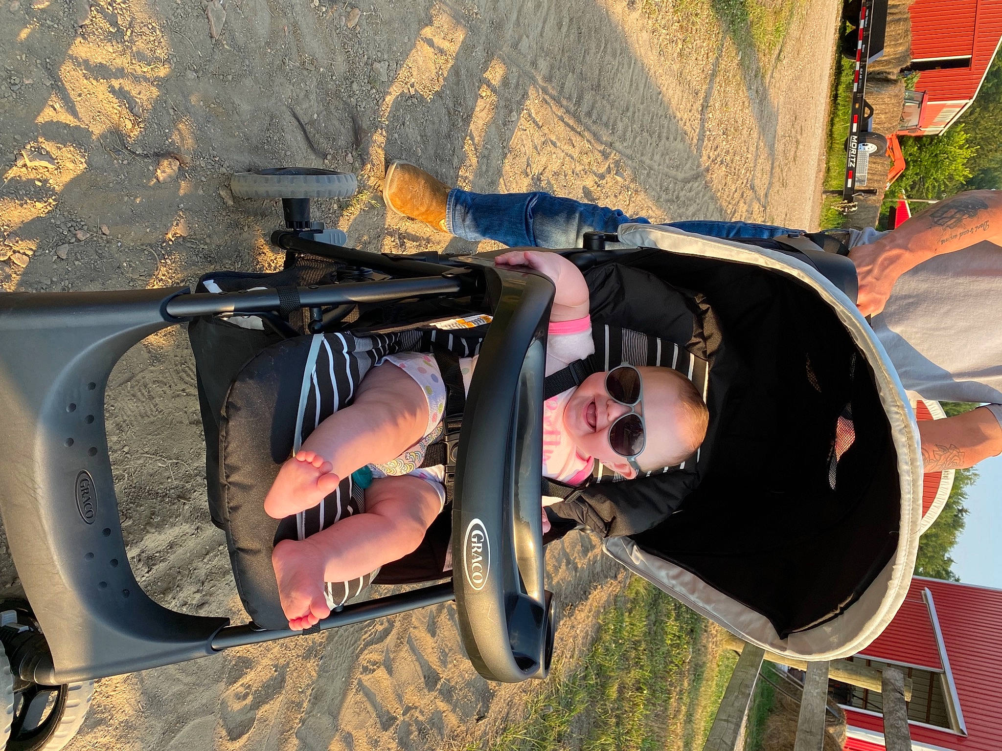 Braelyn joined the competition — help win amazing prizes! auto_part, automotive_design, automotive_exterior, automotive_lighting, automotive_tire, black_hair, bumper, car, eyewear, fender, flash_photography, headgear, joy, motor_vehicle, person, sunglasses, tints_and_shades, tire, tree, vehicle