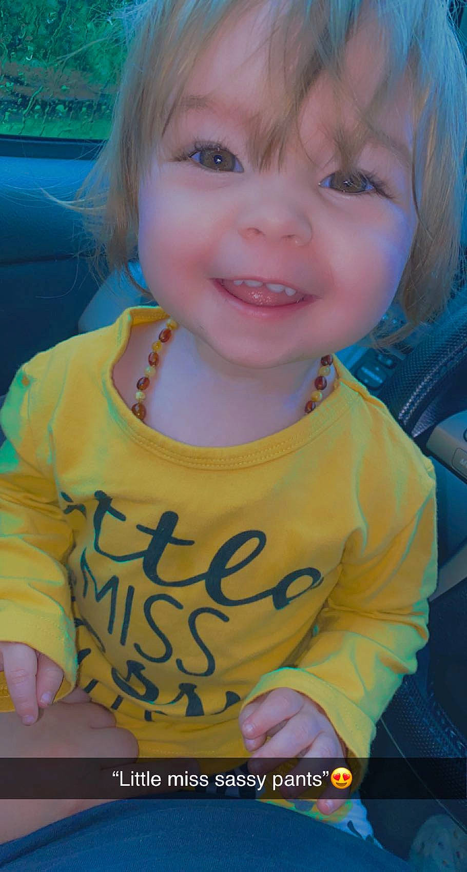 Aleah is registered to the contest to win money with this photo: cheek, chin, cool, face, fun, happy, head, human_body, iris, joy, lip, mouth, neck, nose, person, pink, skin, sleeve, smile, t_shirt