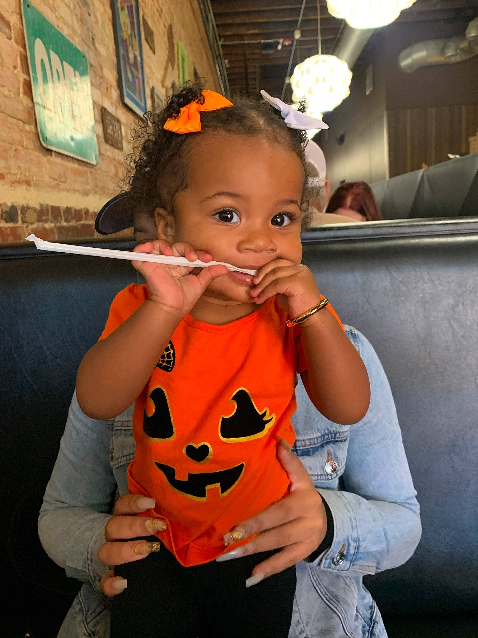 Royalty joined the competition — help win amazing prizes! arm, calabaza, child, dress, event, fun, hand, happy, jack_o_lantern, jewellery, necklace, orange, person, pumpkin, t_shirt, toddler, toy, trick_or_treat, trunk, vegetable