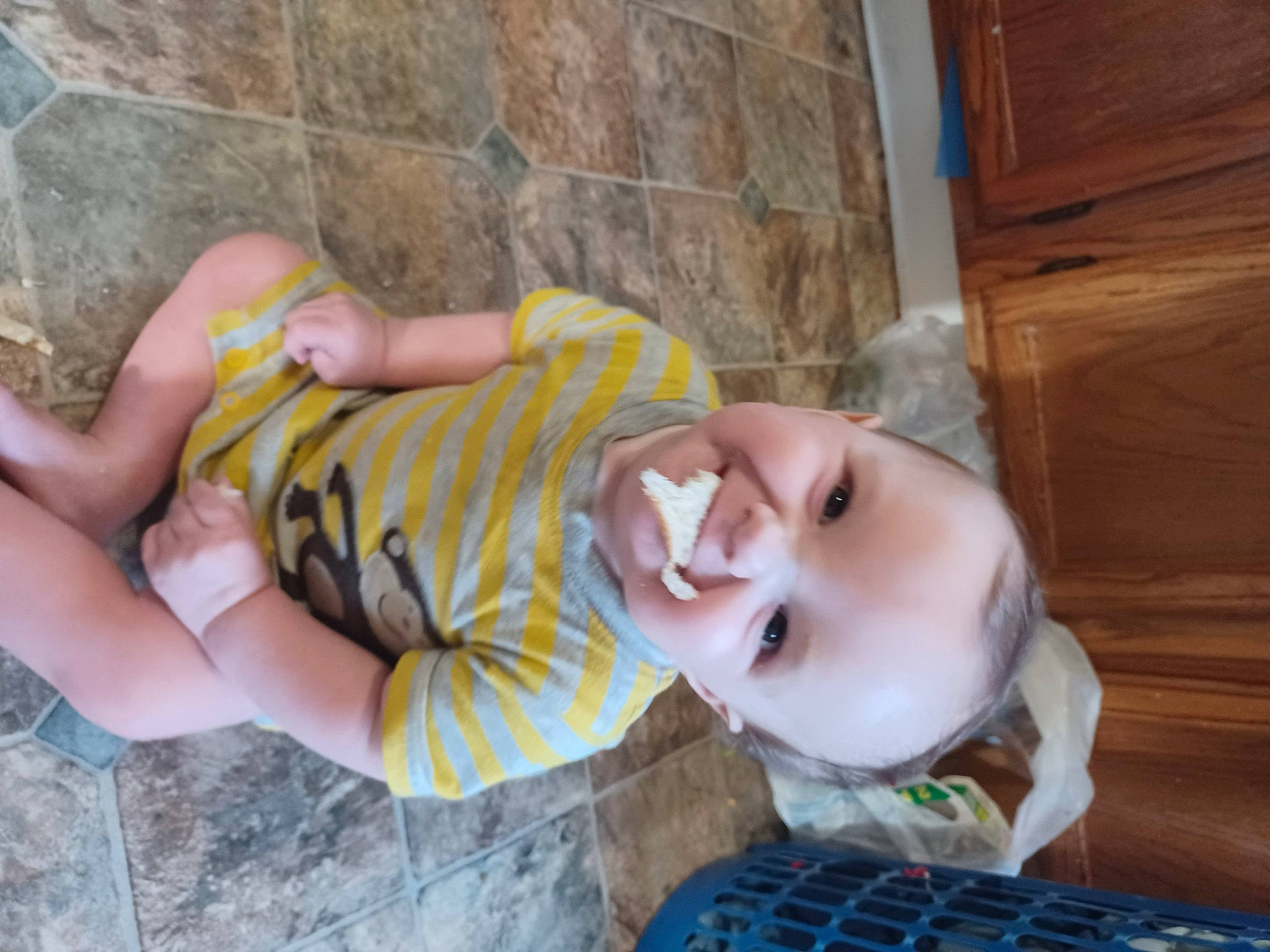 Blaine joined the competition — help win amazing prizes! baby_laughing, child, eye, foot, fun, grass, happy, human_body, human_leg, joy, leisure, people, person, plant, smile, sunglasses, thigh, toddler, tree, water