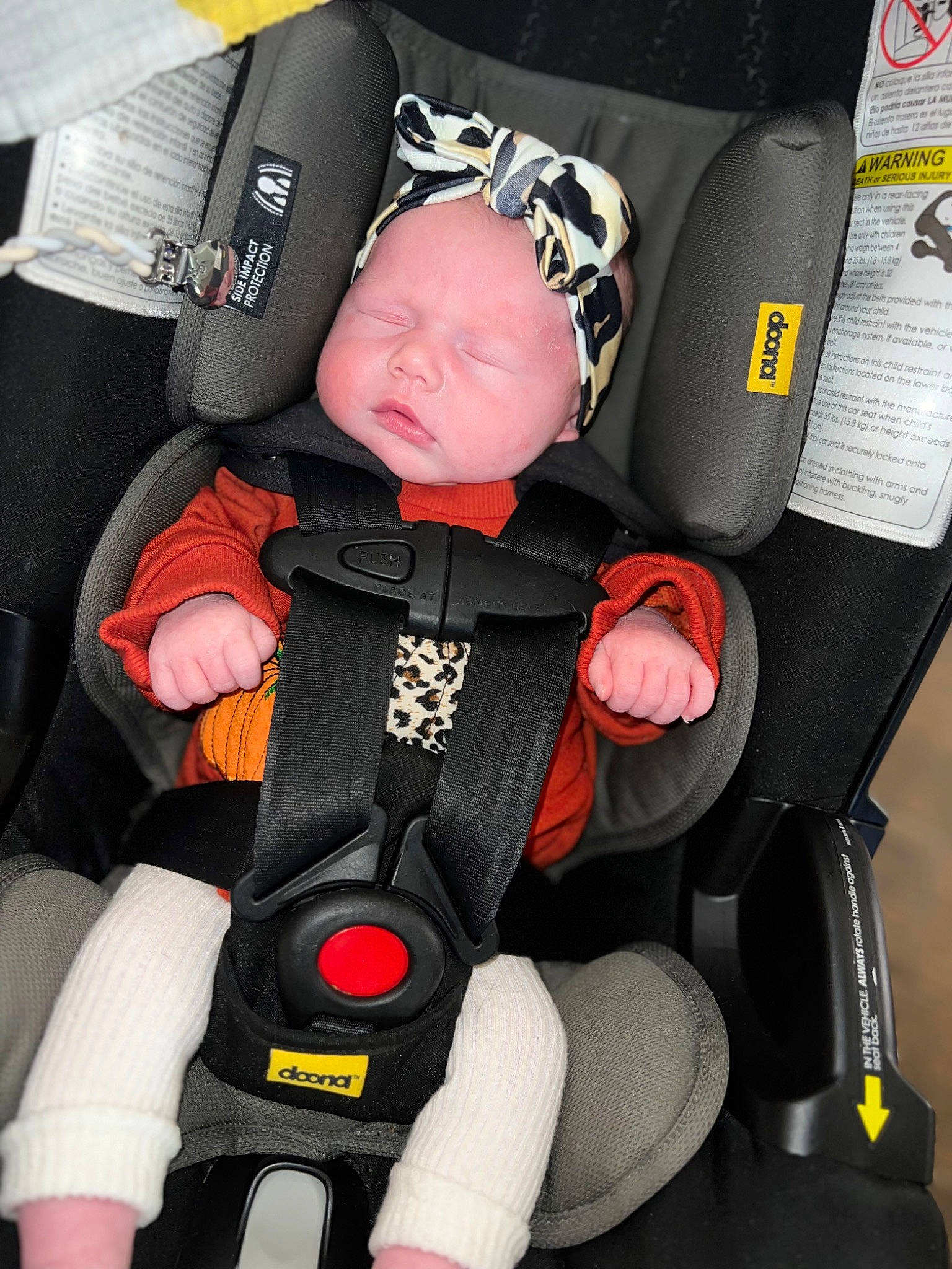 Makayla joined the competition — help win amazing prizes! auto_part, baby, baby_carriage, baby_in_car_seat, baby_products, baby_safety, baby_toddler_clothing, black, car_seat, car_seat_cover, carmine, comfort, lap, motor_vehicle, person, product, seat_belt, service, sitting, toddler