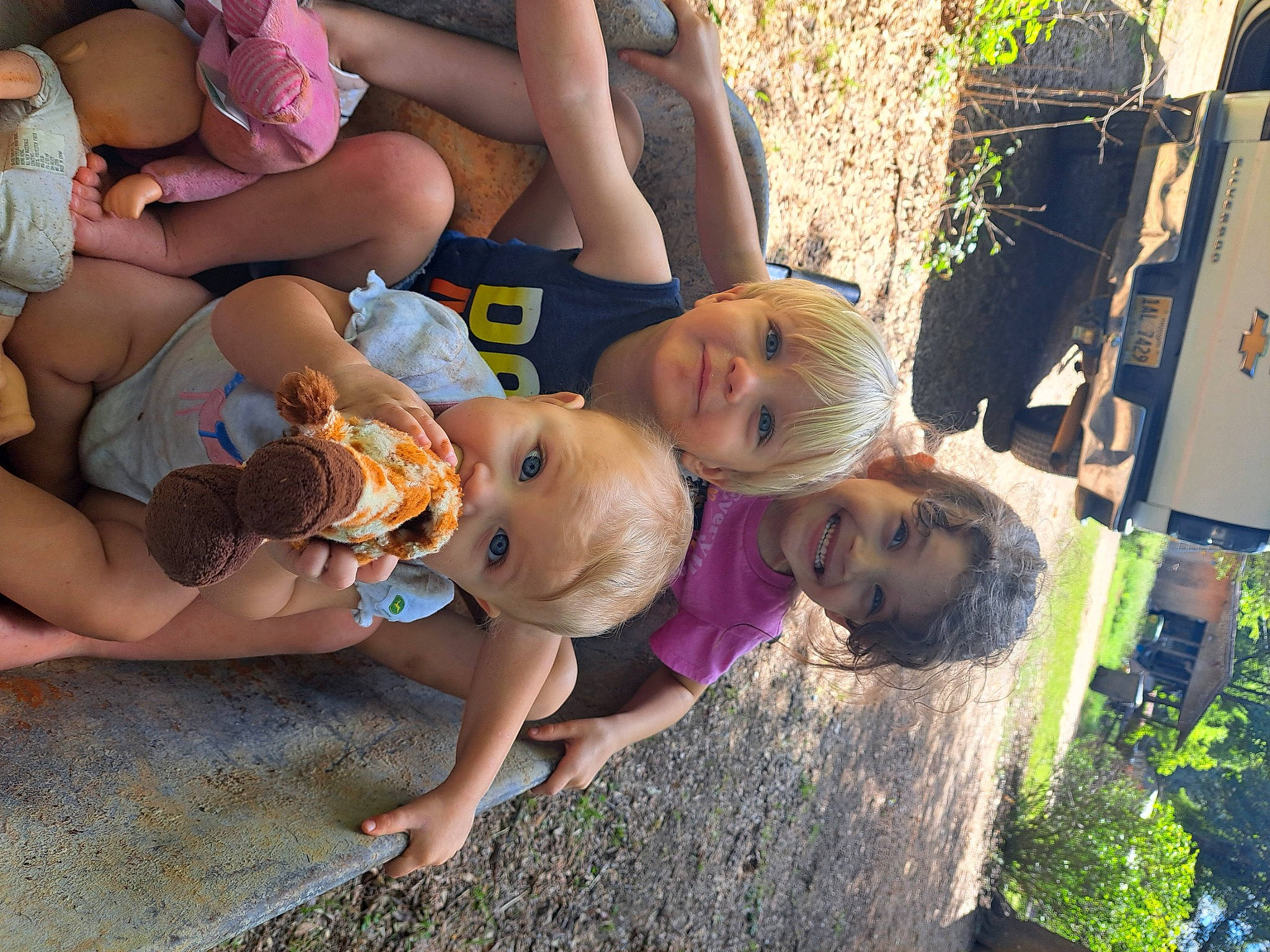 Elsie joined the competition — help win amazing prizes! abdomen, baby, brassiere, child, event, fun, grass, happy, hat, joy, leisure, person, plant, recreation, shorts, sitting, soil, swimwear, thigh, toddler