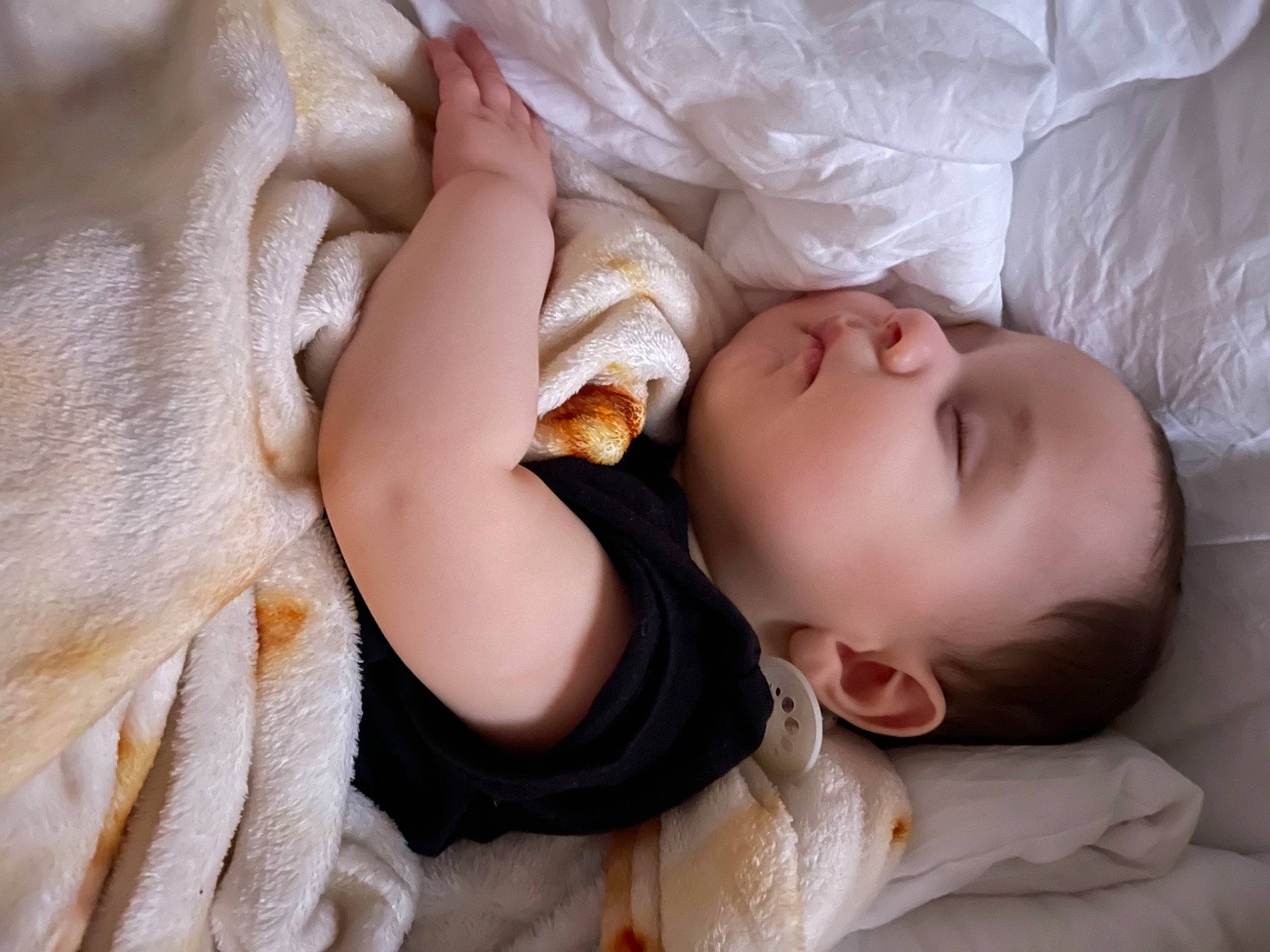 Leonidas joined the competition — help win amazing prizes! arm, baby, baby_sleeping, baby_toddler_clothing, cheek, child, close_up, comfort, eyelash, head, human_body, iris, lip, mouth, nose, person, skin, textile, toddler, toy