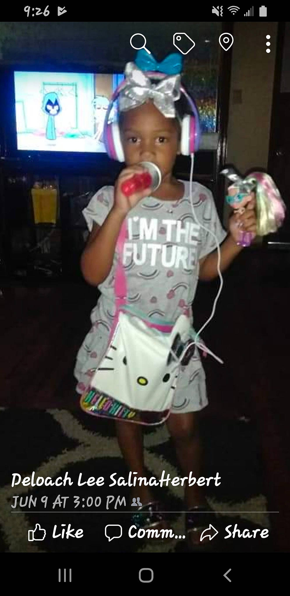 Nevaeh Deloach joined the competition — help win amazing prizes! child, headwear, person, photo_caption, play, toddler