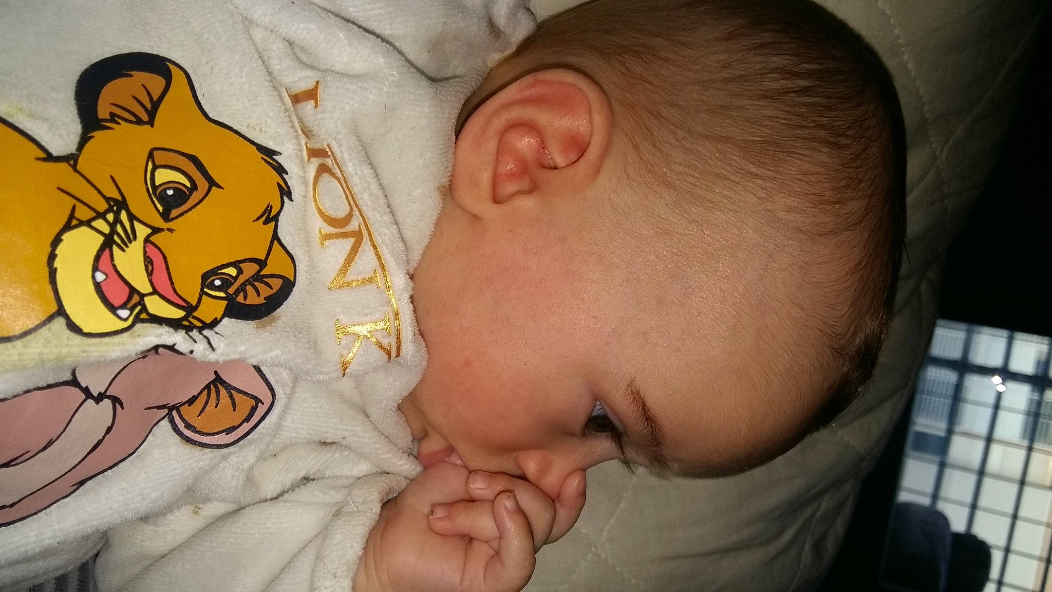 Aaron participe au concours pour gagner de l'argent avec cette photo : baby, baby_sleeping, cheek, chin, comfort, ear, eye, eyebrow, finger, forehead, gesture, human_body, iris, mouth, neck, nose, organ, person, skin, toddler