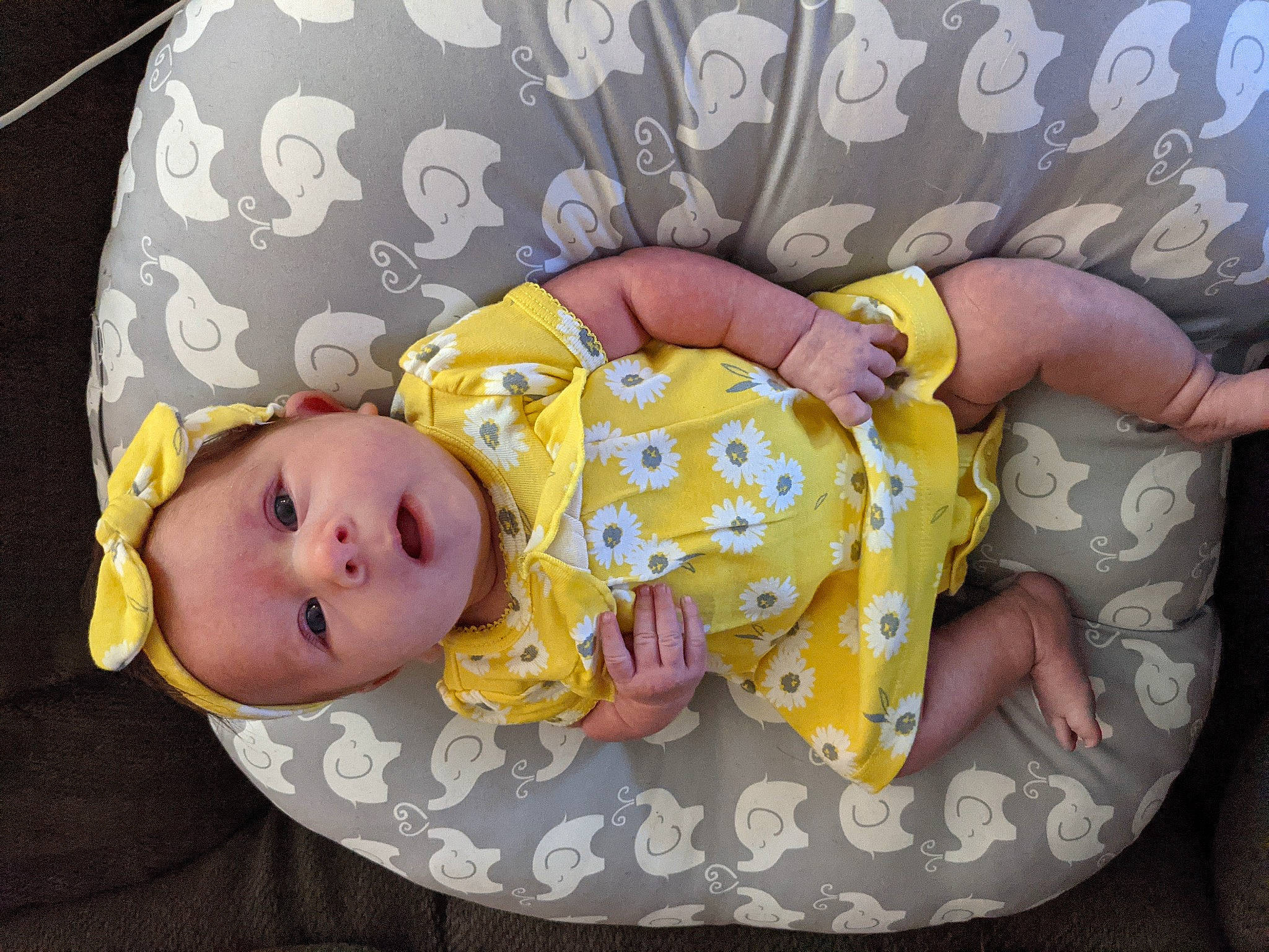 Kylie joined the competition — help win amazing prizes! arm, baby, baby_products, baby_sleeping, baby_toddler_clothing, cheek, child, comfort, eye, hand, headgear, human_body, linens, pattern, person, pink, product, skin, sleeve, textile