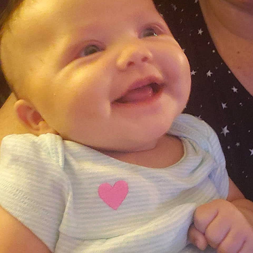 Arya joined the competition — help win amazing prizes! baby, baby_laughing, baby_making_funny_faces, beauty, cheek, child, chin, face, facial_expression, gesture, happy, head, laugh, lip, mouth, neck, nose, person, skin, smile