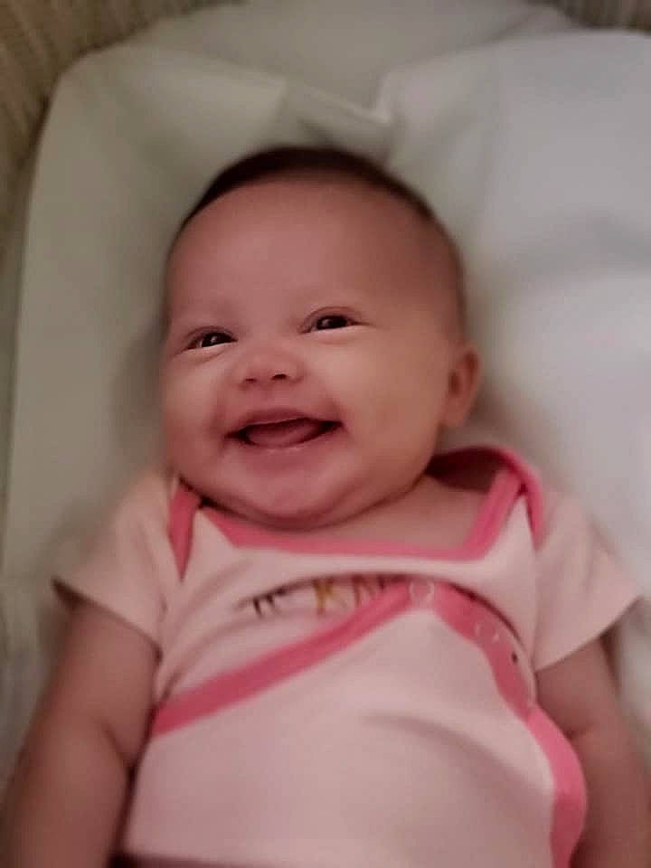 Arya joined the competition — help win amazing prizes! baby, baby_making_funny_faces, beauty, cheek, child, chin, eye, eyebrow, face, facial_expression, forehead, head, iris, lip, mouth, nose, person, pink, skin, smile