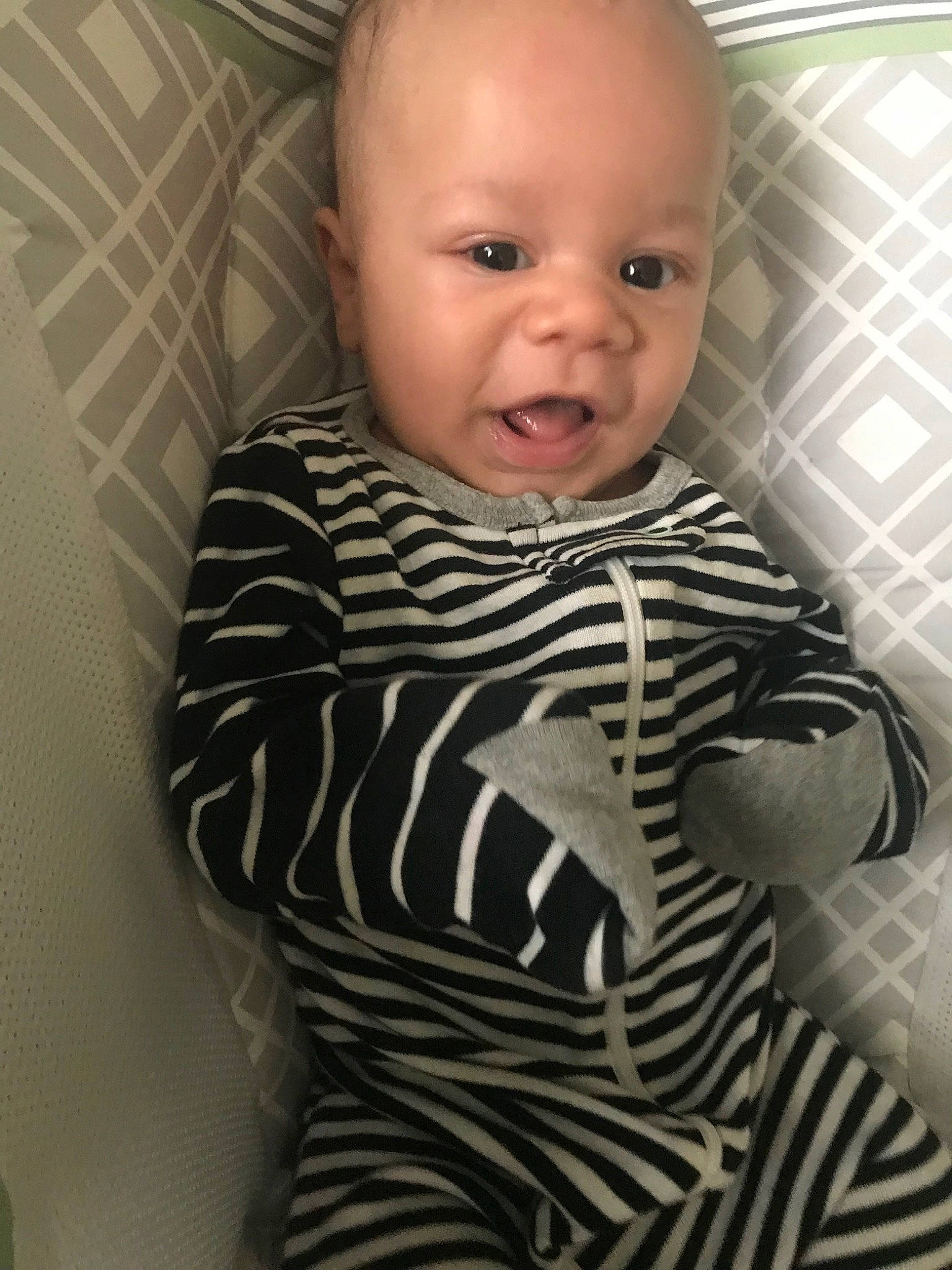 Kareem joined the competition — help win amazing prizes! baby, baby_products, baby_toddler_clothing, cheek, child, eye, face, head, person, product, skin, sleeve, smile, toddler