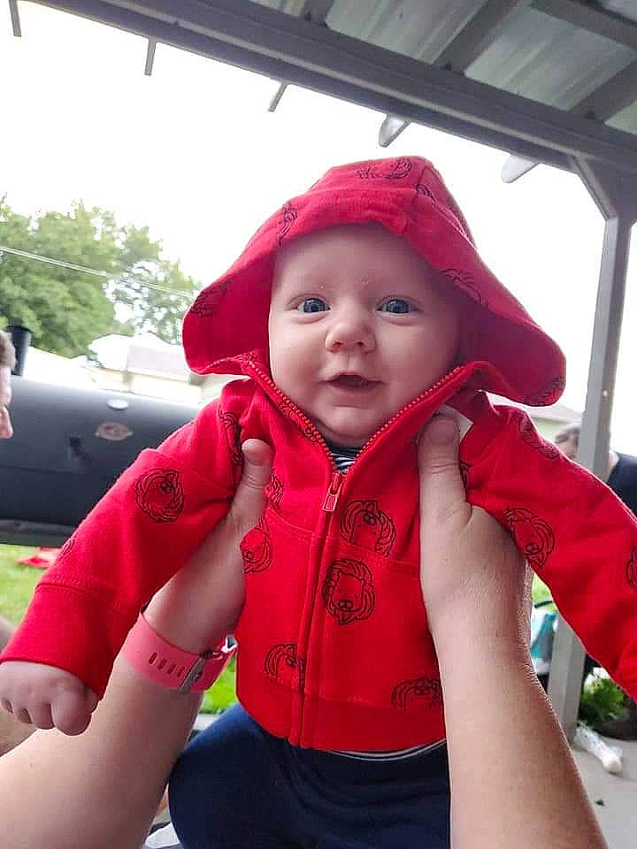 Lachlan joined the competition — help win amazing prizes! child, headwear, jacket, lifejacket, outerwear, person, personal_protective_equipment, red, toddler