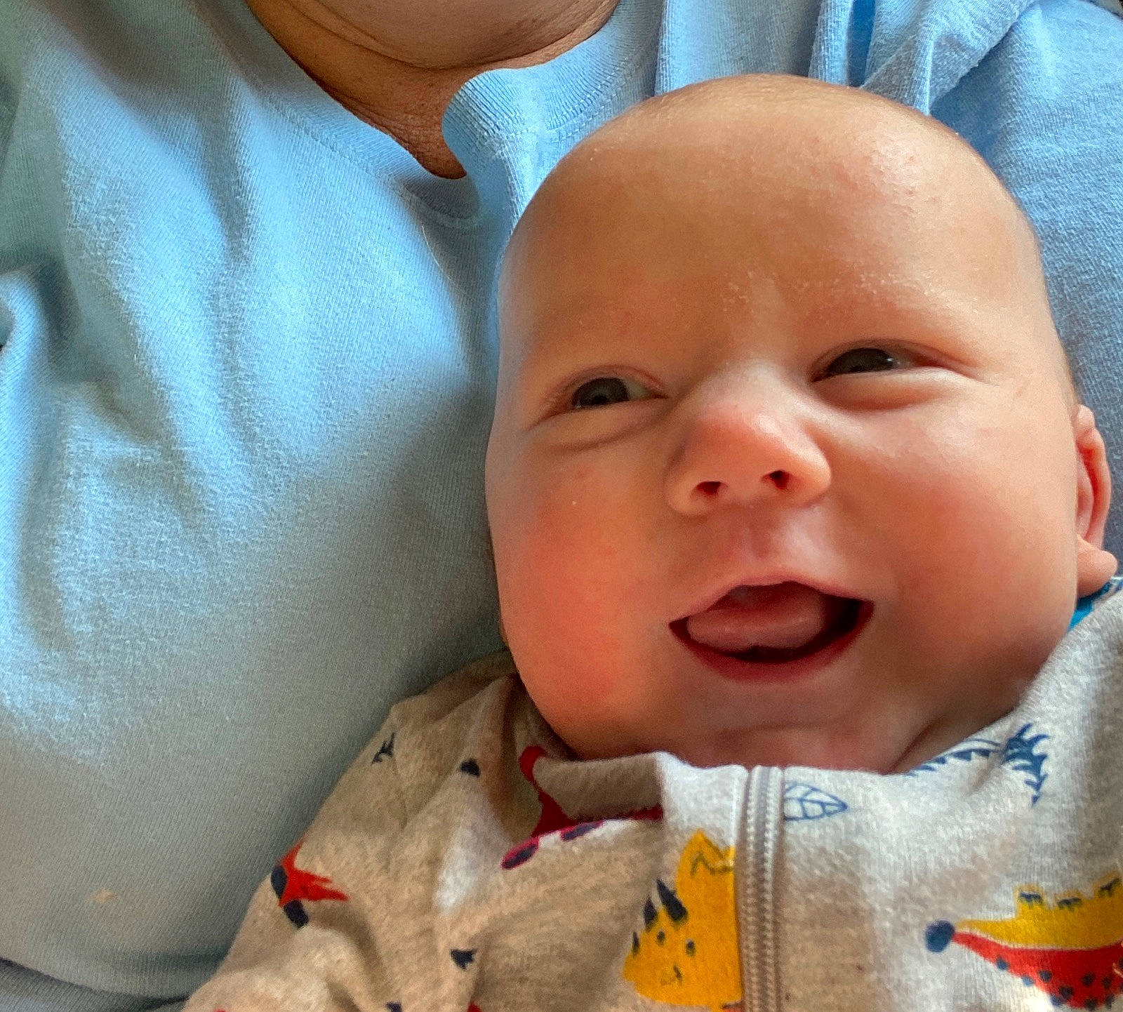 Lachlan is registered to the contest to win money with this photo: baby, baby_making_funny_faces, bedtime, cheek, child, chin, eye, face, facial_expression, head, lip, mouth, nose, person, skin, smile, toddler