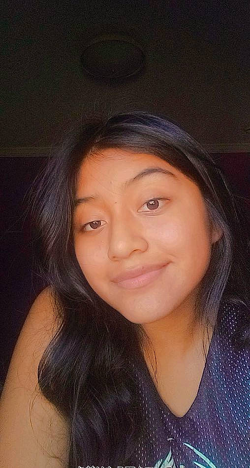 Galia Feliciano is registered to the contest to win money with this photo: beauty, black_hair, cheek, chin, eyebrow, face, forehead, hair, hairstyle, head, jaw, joy, lip, long_hair, neck, nose, person, smile