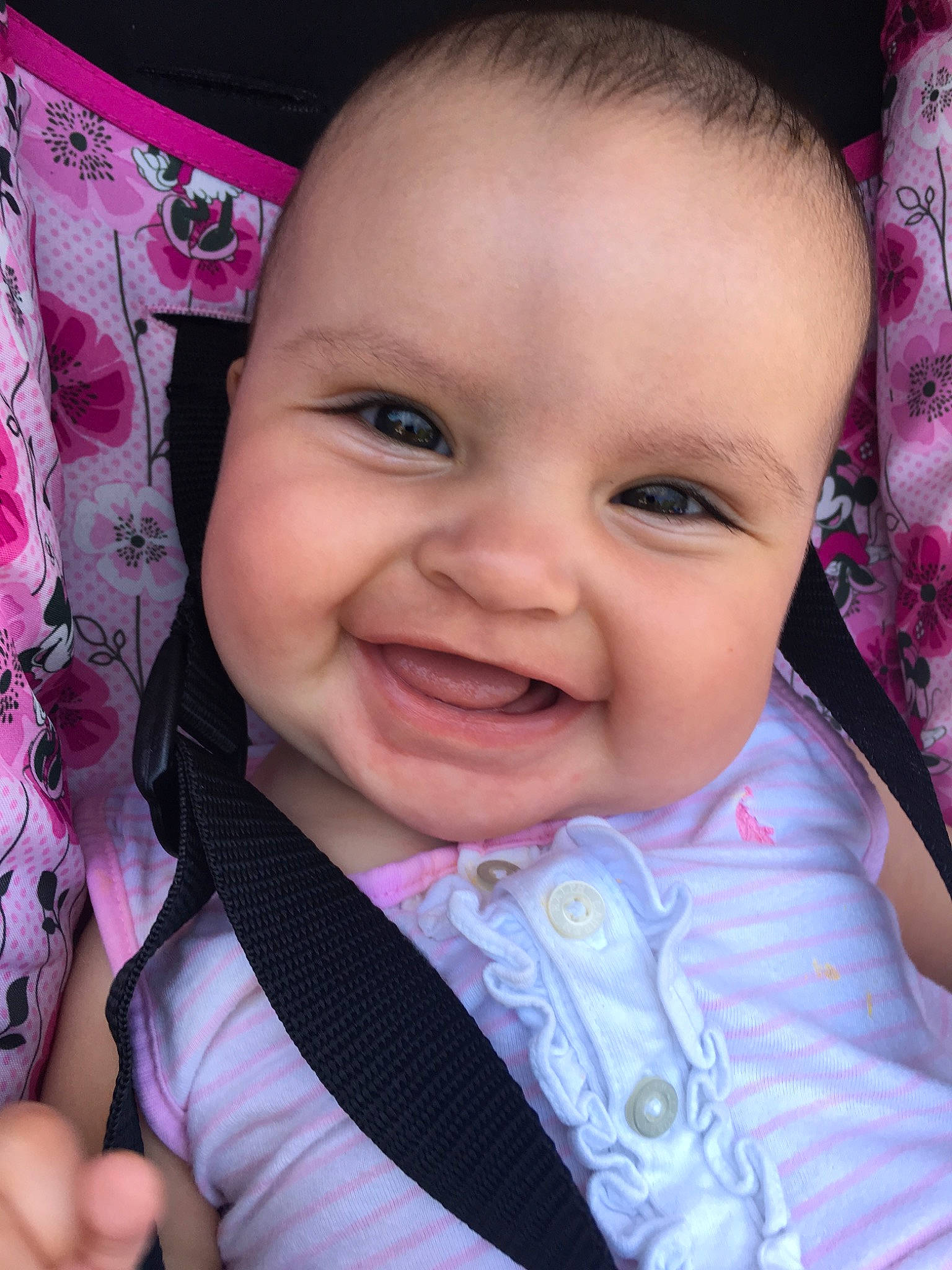 Kayloni joined the competition — help win amazing prizes! baby, beauty, cheek, child, chin, eyebrow, face, facial_expression, forehead, hair, head, joy, lip, nose, people, person, pink, product, purple, skin