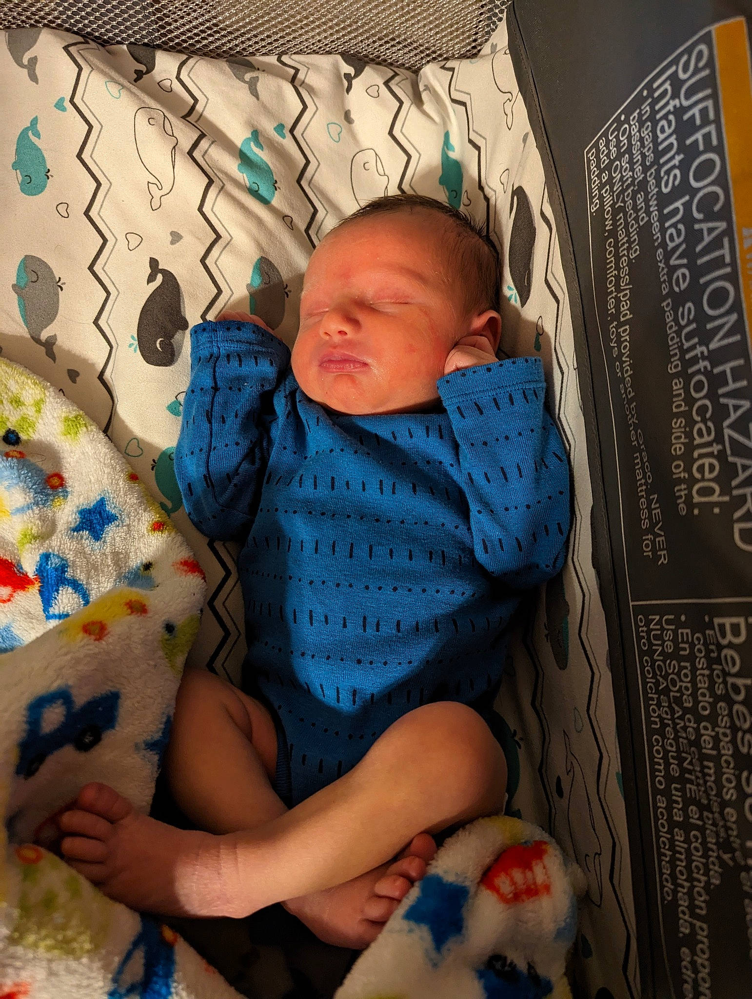 Chevy joined the competition — help win amazing prizes! azure, baby, baby_products, baby_sleeping, baby_toddler_clothing, bedding, bedtime, blue, cheek, child, comfort, foot, linens, organ, pattern, person, product, sitting, skin, textile