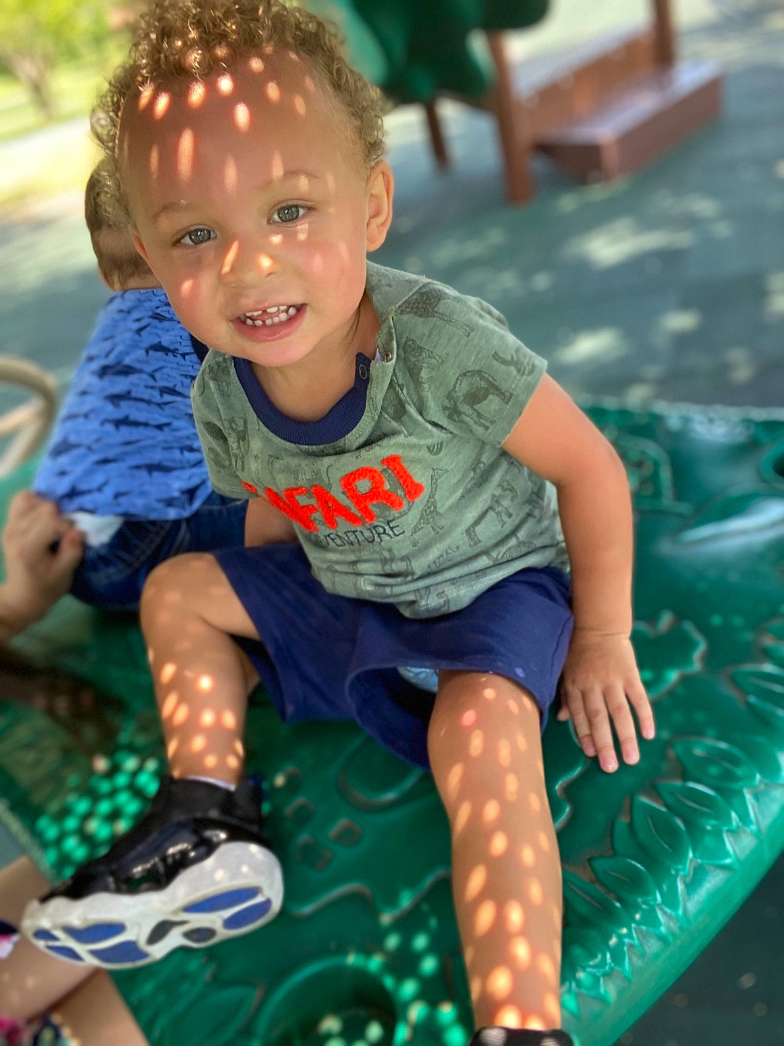 Jamari joined the competition — help win amazing prizes! cool, electric_blue, eye, facial_expression, fun, grass, green, hairstyle, happy, head, joy, leisure, people_in_nature, person, photograph, recreation, shorts, smile, sneakers, t_shirt