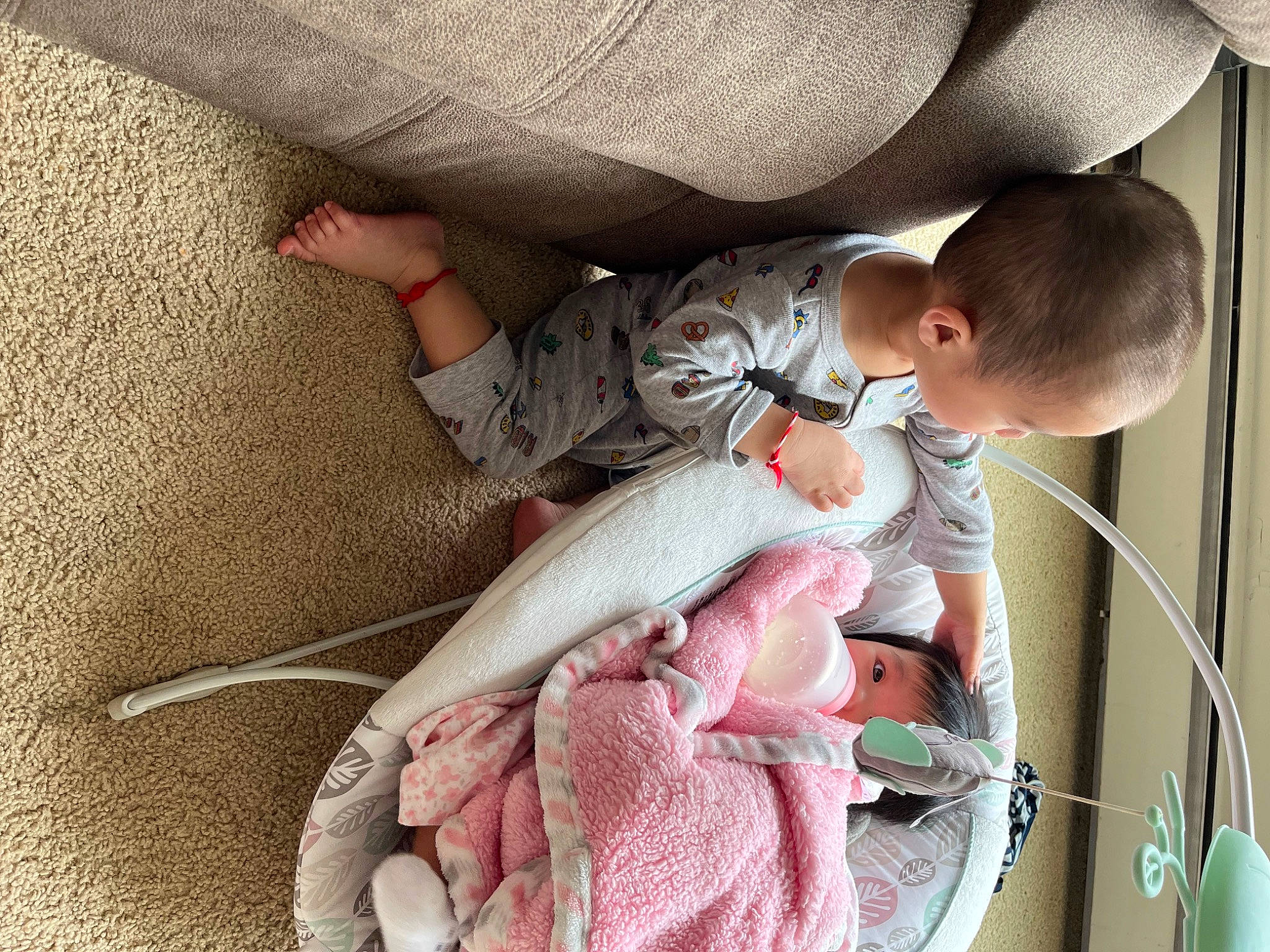 Aaliyah is registered to the contest to win money with this photo: baby, baby_products, baby_sleeping, baby_toddler_clothing, child, comfort, finger, foot, hand, human_leg, knee, leg, linens, nail, pattern, person, room, skin, textile, thigh
