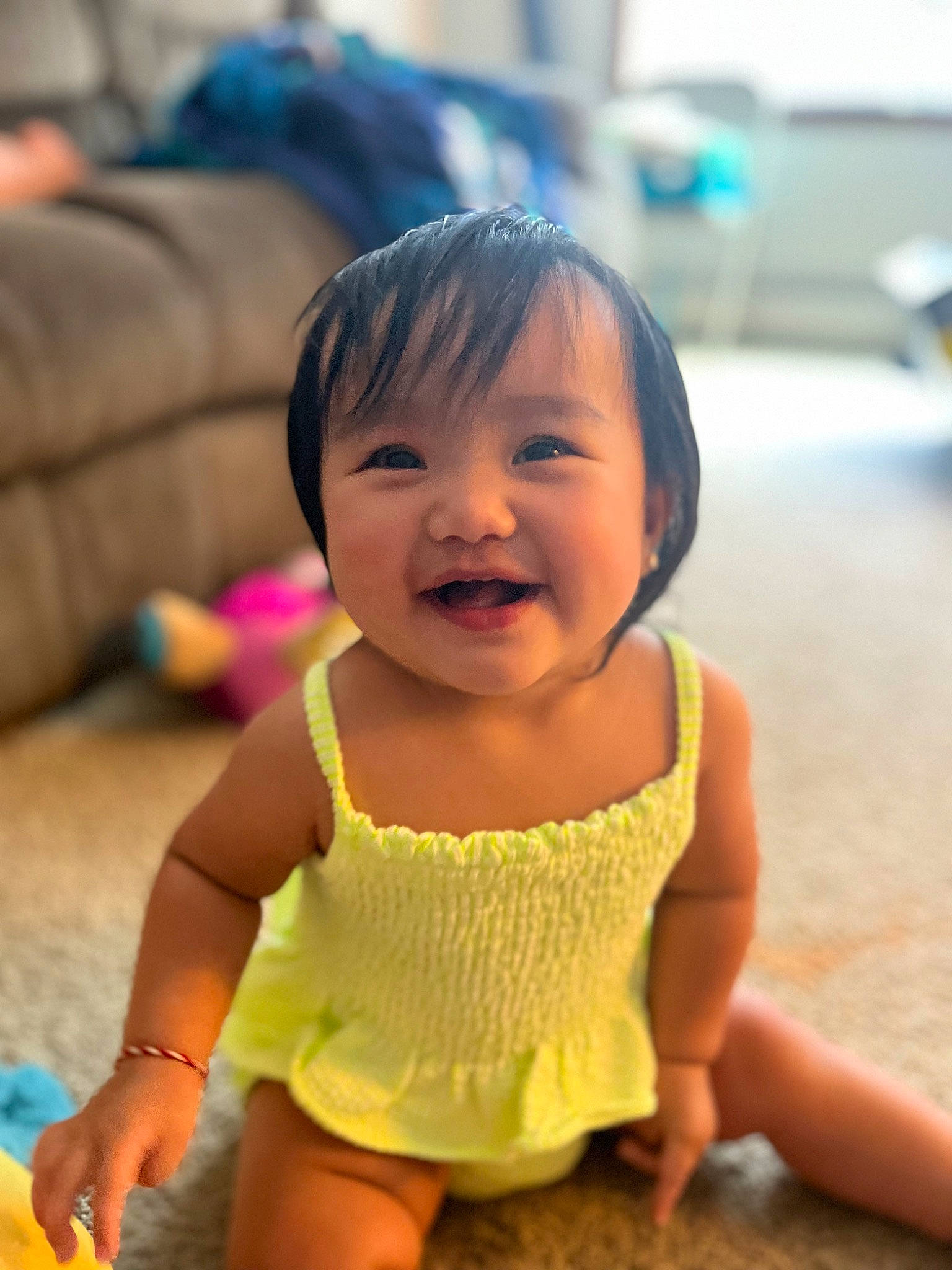 Aaliyah joined the competition — help win amazing prizes! baby, baby_toddler_clothing, cheek, child, chin, eye, facial_expression, finger, happy, iris, leisure, neck, nose, people, person, photograph, skin, sleeve, smile, summer