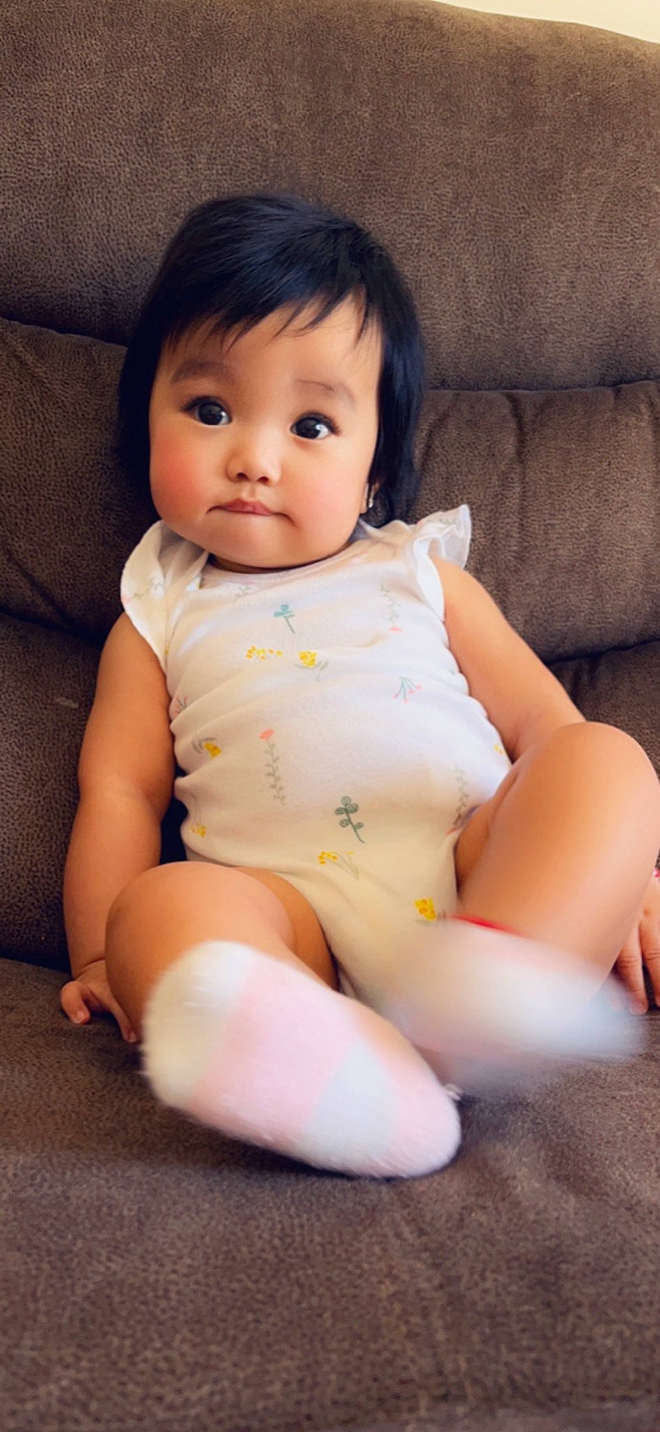 Aaliyah joined the competition — help win amazing prizes! abdomen, baby, baby_toddler_clothing, cheek, chest, comfort, eye, finger, head, human_body, iris, joint, knee, leg, lip, person, skin, stomach, thigh, thumb