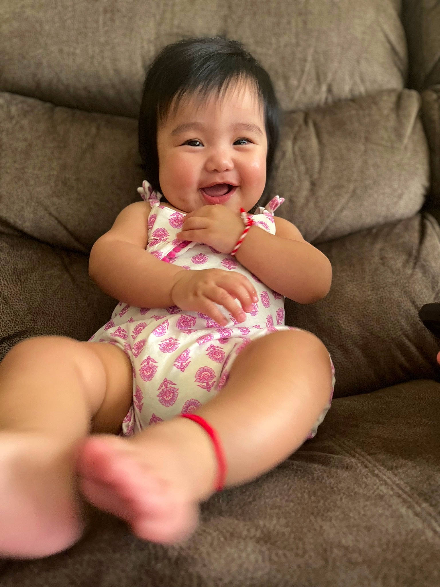 Aaliyah joined the competition — help win amazing prizes! baby, baby_toddler_clothing, cheek, comfort, eye, face, finger, hair, hand, happy, head, joint, joy, leg, mouth, neck, person, skin, smile, stomach