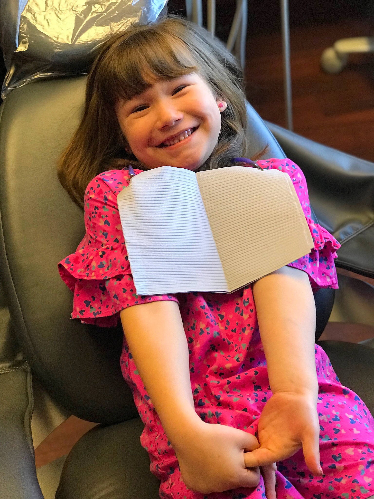 Kaylin joined the competition — help win amazing prizes! auto_part, baby_in_car_seat, car, car_seat, child, child_model, joy, leg, person, pink, seat_belt, sitting, smile, toddler, vacation