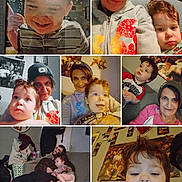 Brayden is registered to the contest to win money with this photo: child, adult, couch, indoor, family, smile, curly_hair, beanie, hoodie, poster, tattoo, casual_clothing, living_room, toddler, candid, portrait, happy, cozy, seated, playful