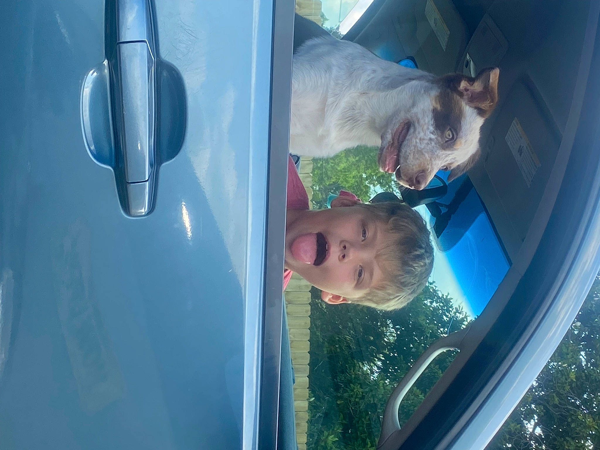 Reese joined the competition — help win amazing prizes! auto_part, automotive_design, automotive_exterior, automotive_lighting, automotive_window_part, azure, blue, bumper, car, electric_blue, fender, glass, hood, motor_vehicle, smile, vehicle, vehicle_door, water, window, windshield