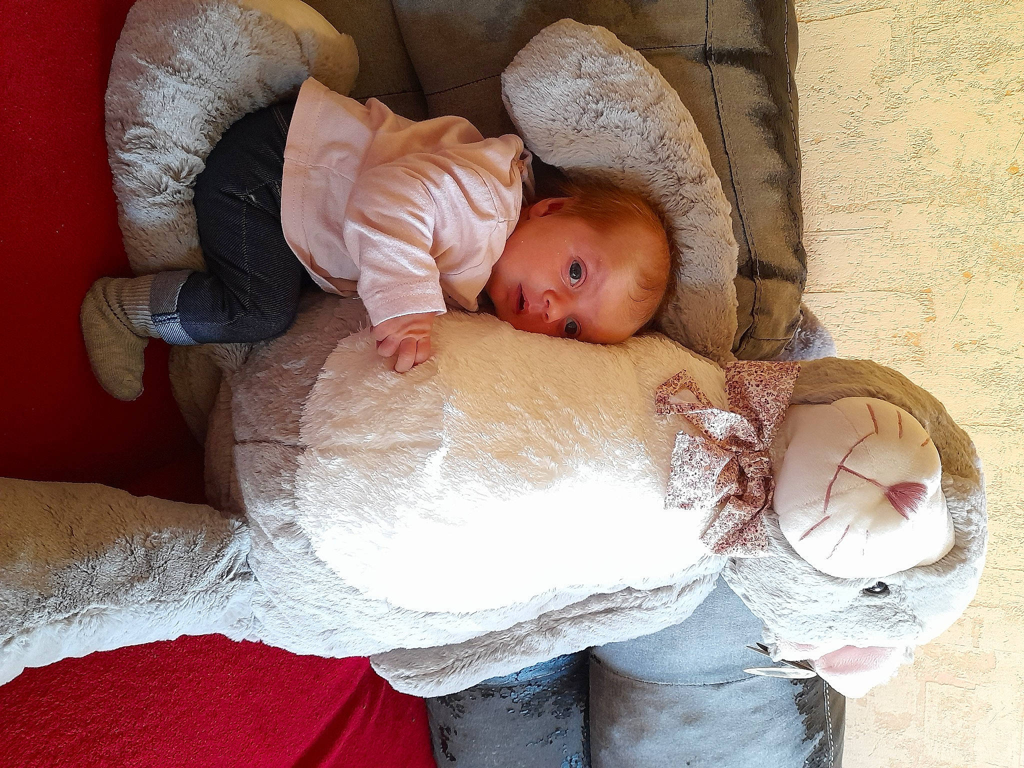 Noemy participe au concours pour gagner de l'argent avec cette photo : abdomen, baby, baby_products, baby_safety, baby_sleeping, baby_toddler_clothing, bedding, bedtime, cheek, chest, child, comfort, linens, pattern, person, room, skin, textile, toddler, wood