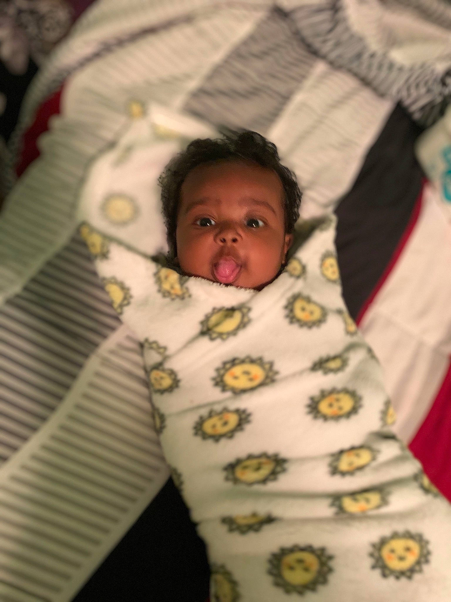 Aziyah joined the competition — help win amazing prizes! baby, cheek, child, person, skin, sleep, textile, toddler