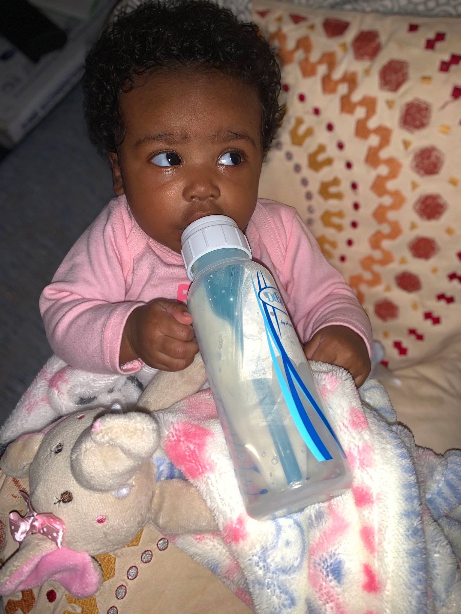 Aziyah is registered to the contest to win money with this photo: baby, baby_bottle, baby_products, child, person, product, toddler