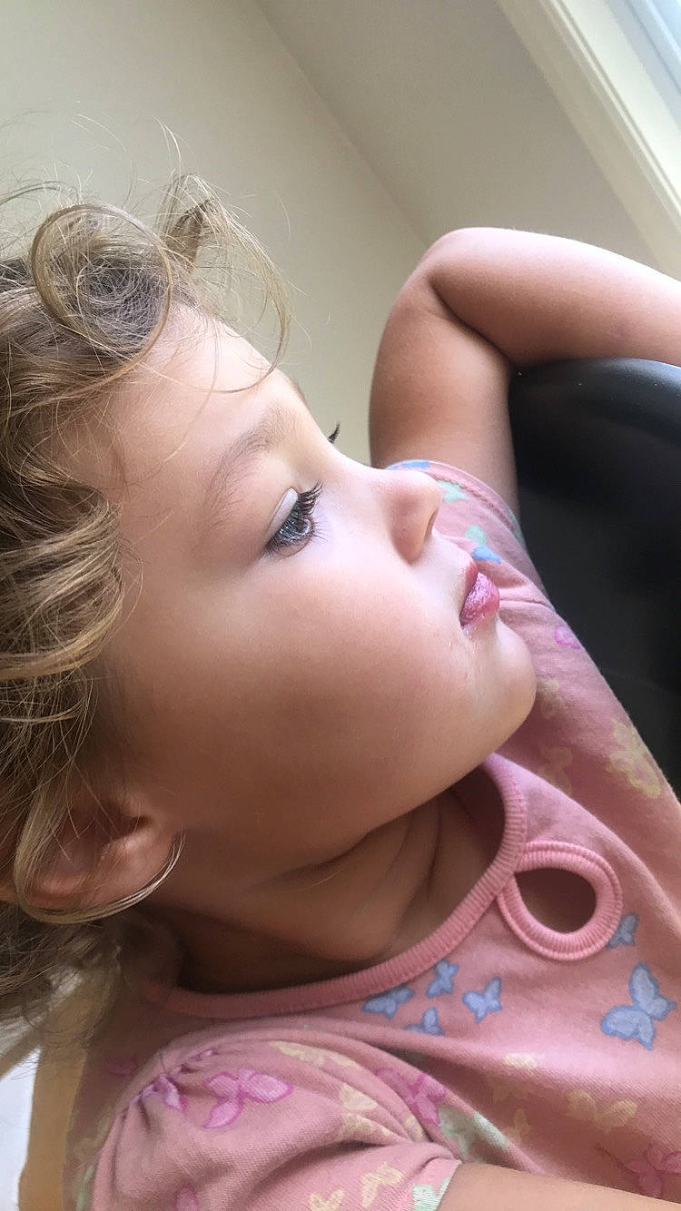 Mckenna joined the competition — help win amazing prizes! beauty, blond, cheek, chin, close_up, ear, eye, eyebrow, eyelash, face, forehead, hair, head, lip, long_hair, mouth, neck, nose, person, pink