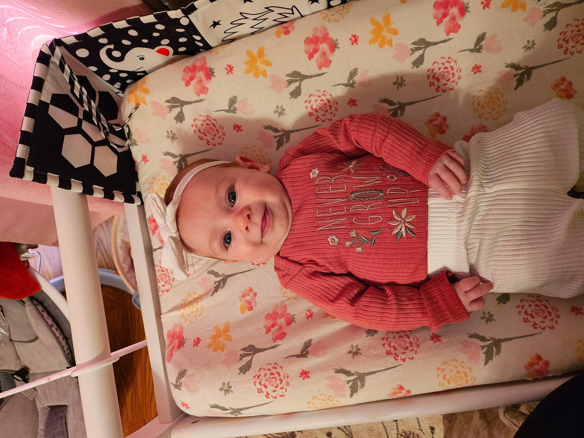 Sage joined the competition — help win amazing prizes! baby, baby_products, baby_safety, baby_toddler_clothing, bed, bedding, child, comfort, infant_bed, joy, linens, magenta, pattern, person, pink, room, sleeve, textile, toddler